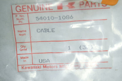 OEM Kawasaki 54010-1086 Shift Control Cable NOS