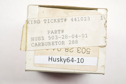 New OEM Husqvarna Carburetor 288 NOS