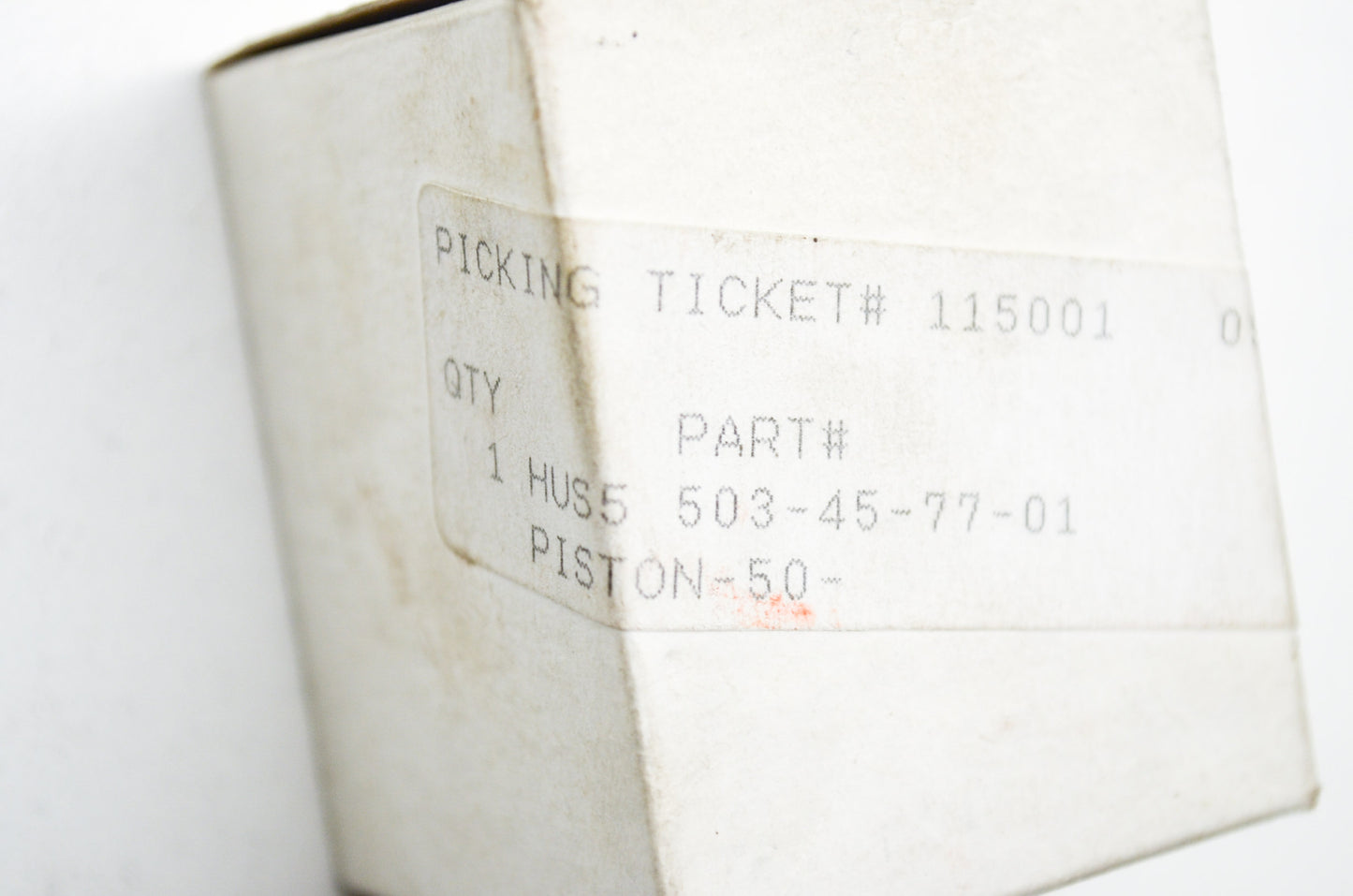 Piston 50 Missing Pieces NOS