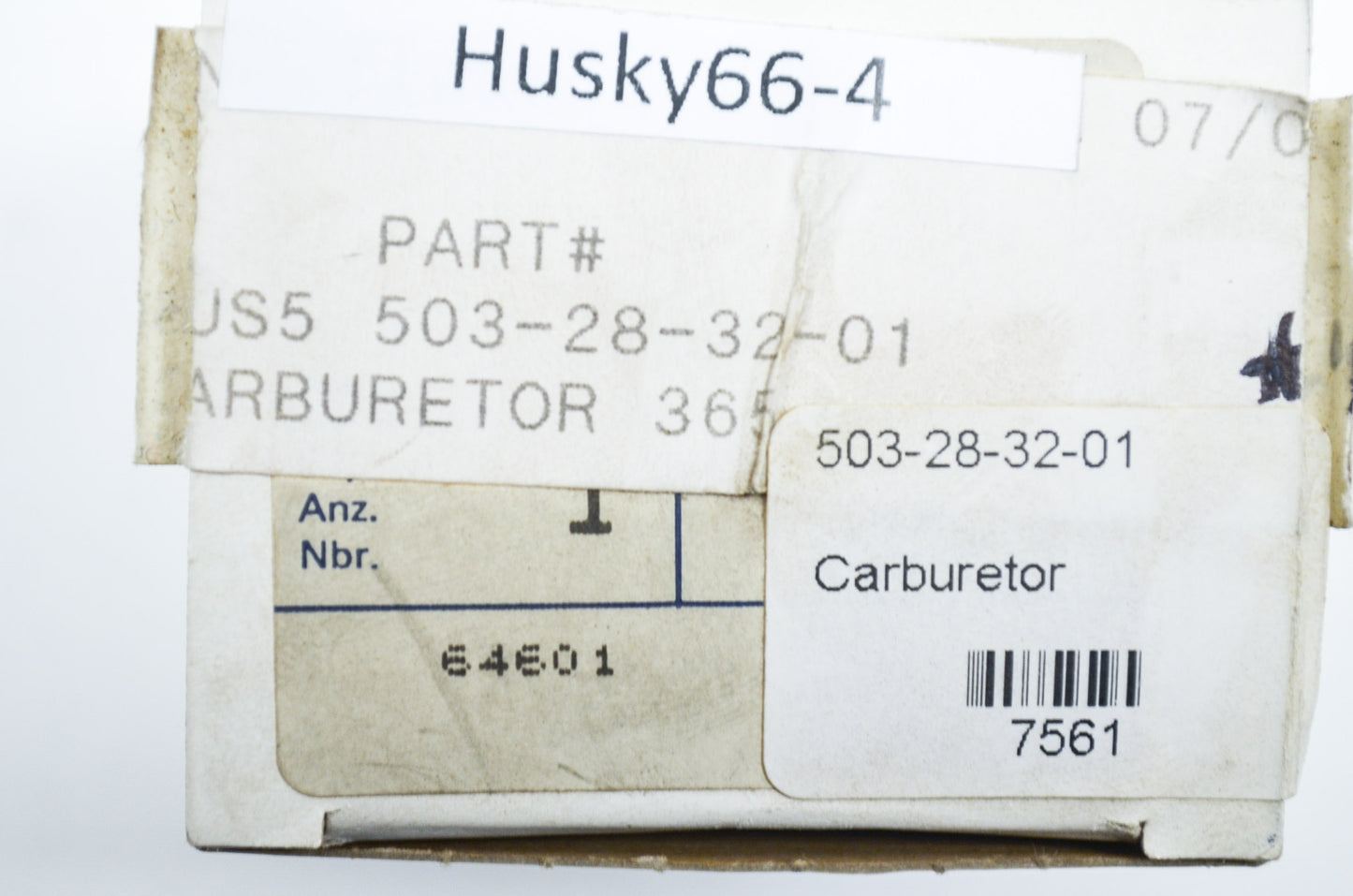 New OEM Husqvarna Carburetor 365 NOS