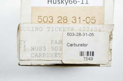 New OEM Husqvarna Carburetor 51 55 Rancher EPA NOS