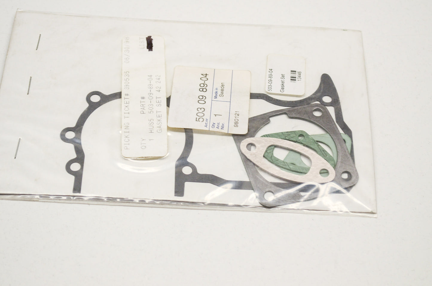 New OEM Husqvarna Gasket Set 42 242 NOS