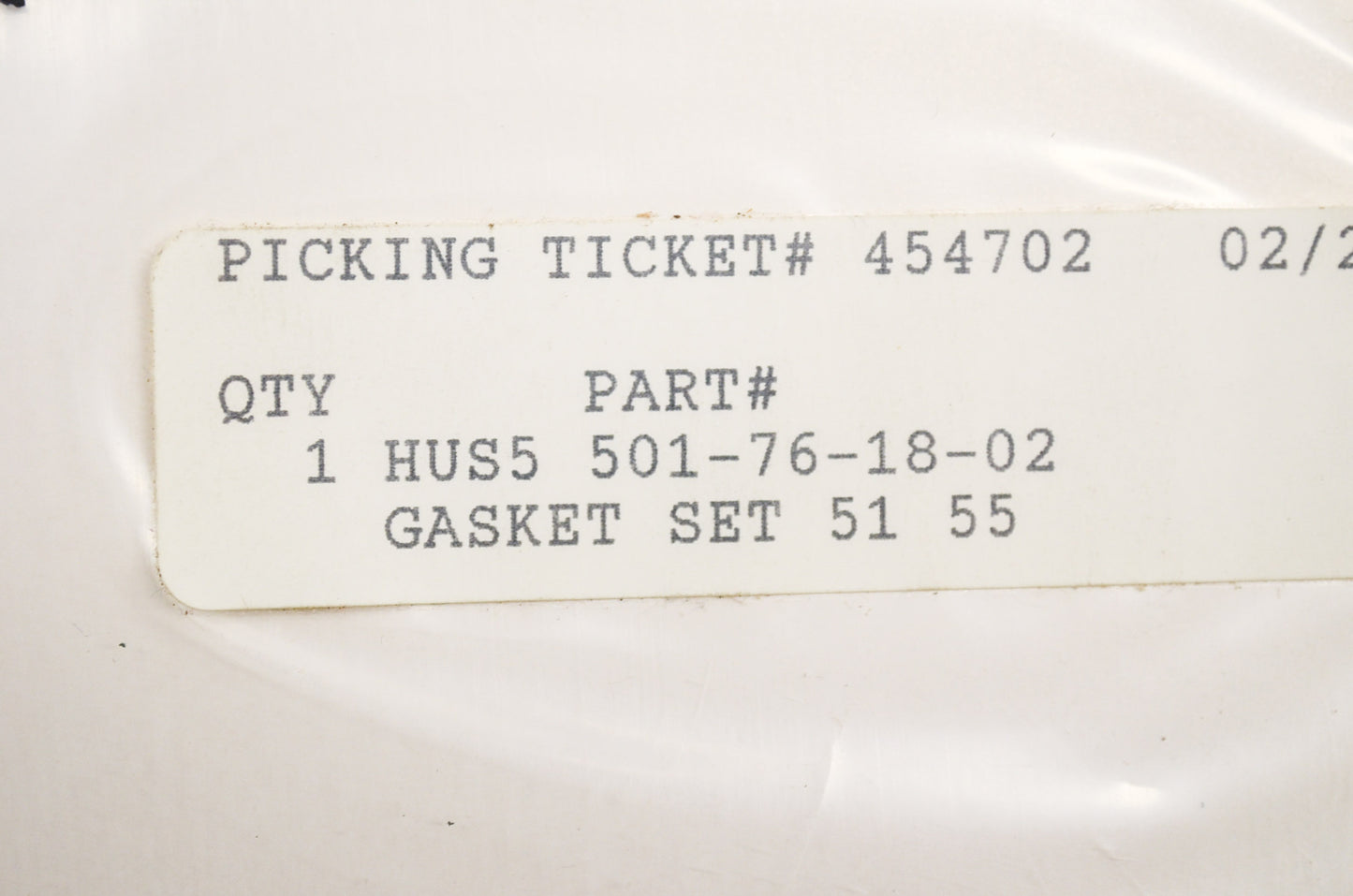 New OEM Husqvarna Gasket Set 51 55 NOS