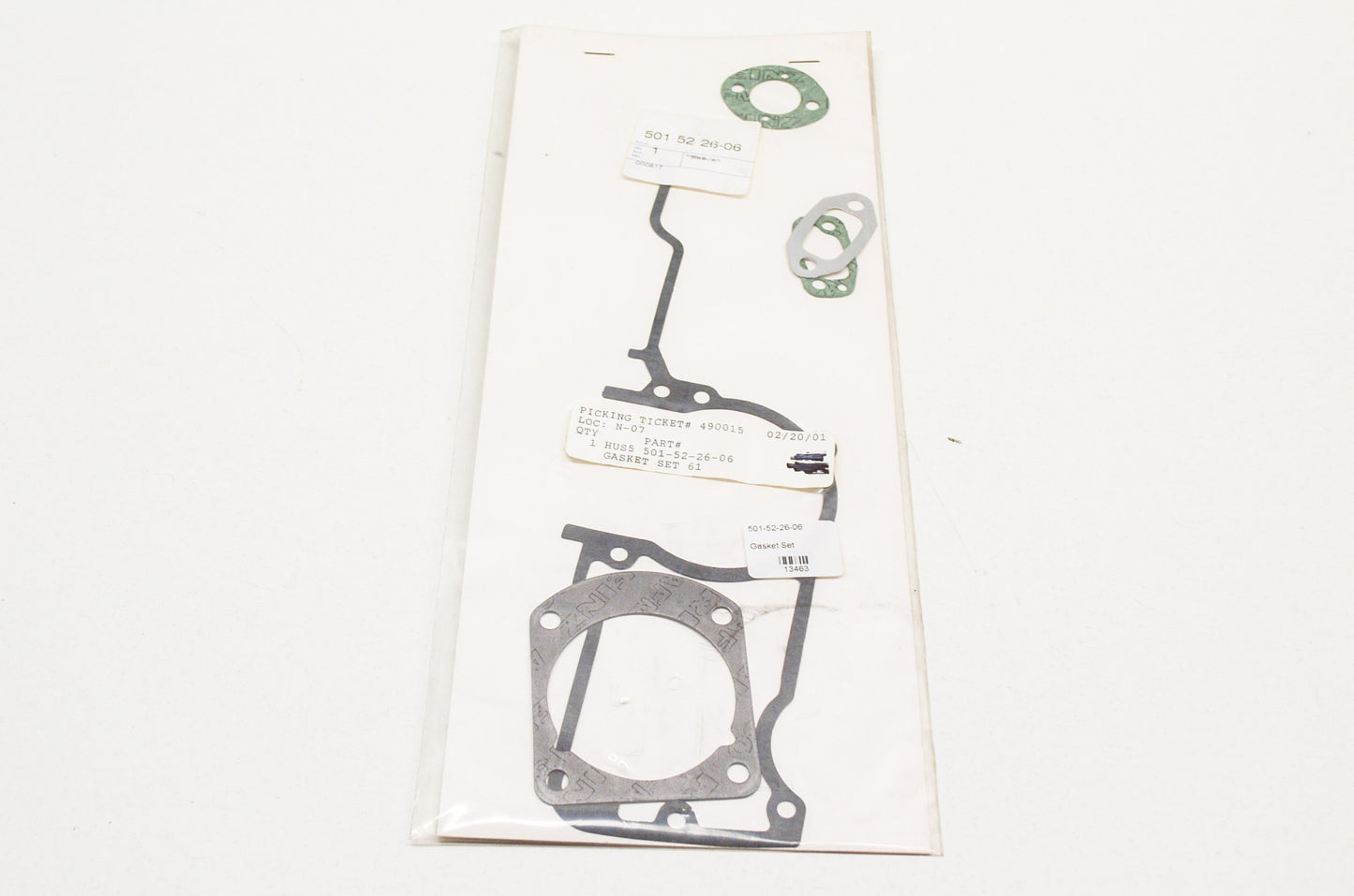 New OEM Husqvarna Gasket Set 61 NOS