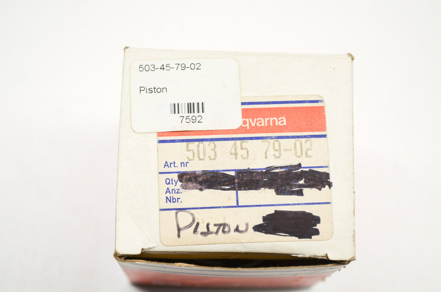 Piston Missing Piston Rings 2101 298 NOS