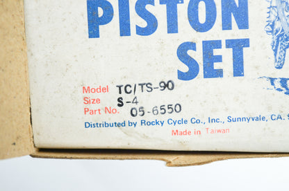 New Rocky Piston Set for Suzuki TC/TS-90 Size S-4 NOS