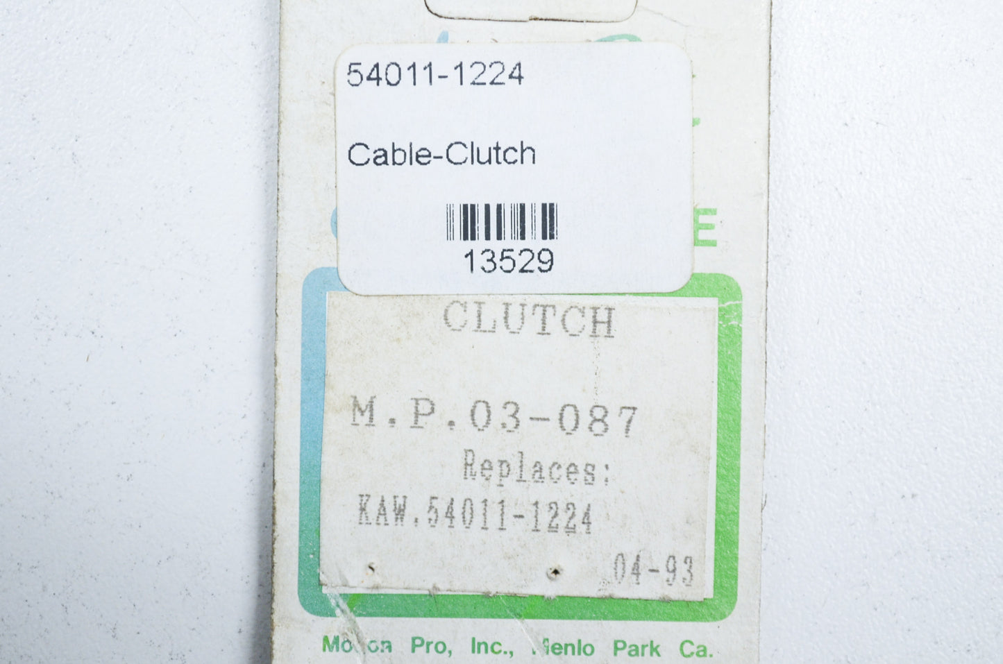 New Motion Pro Clutch Cable 32' Kawasaki 85-87 KX125 86-87 KDX200 NOS