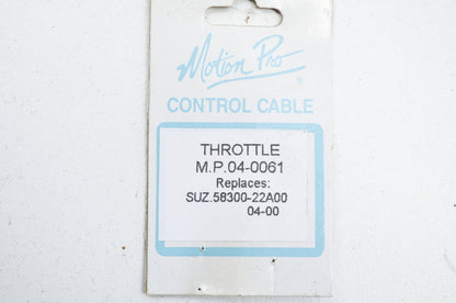 New Motion Pro Throttle Cable 37.5' Suzuki 87-89 LT300E 85-88 LT230S NOS