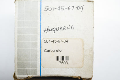 New Walbro Carburetor Husqvarna NOS