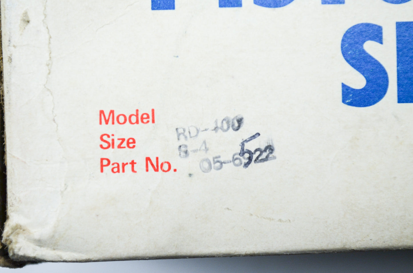 Piston Set Yamaha RD-400 Size S-4 Missing C-Clips NOS