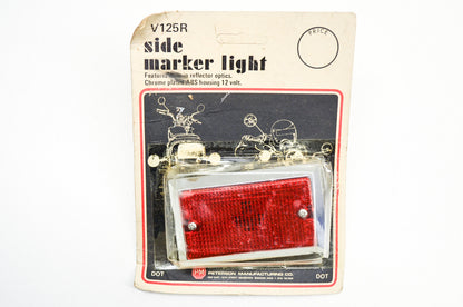 Red Side Marker Light 12Volt NOS