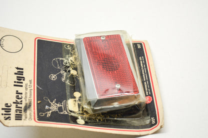 Red Side Marker Light 12Volt NOS