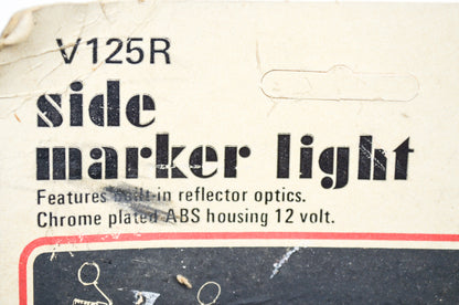 Red Side Marker Light 12Volt NOS