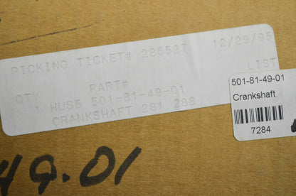 New OEM Husqvarna Crankshaft 281 288 NOS