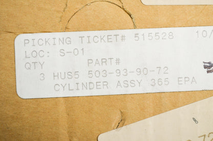 OEM Husqvarna 503-93-90-72 Cylinder Assembly 365 EPA NOS