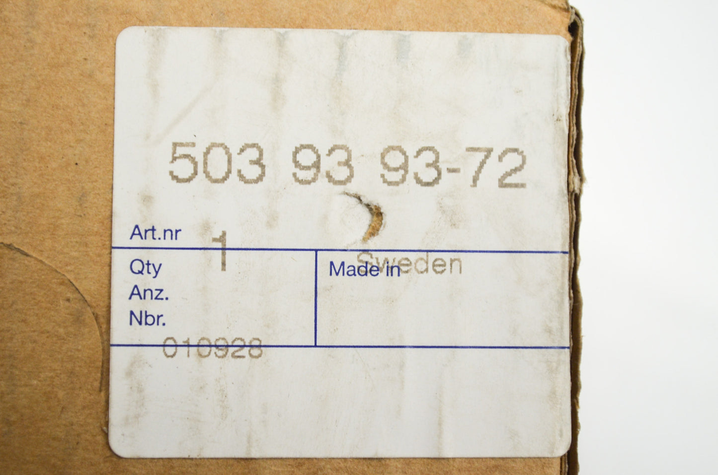 OEM Husqvarna 503-93-93-72 Cylinder Assembly 371 EPA NOS