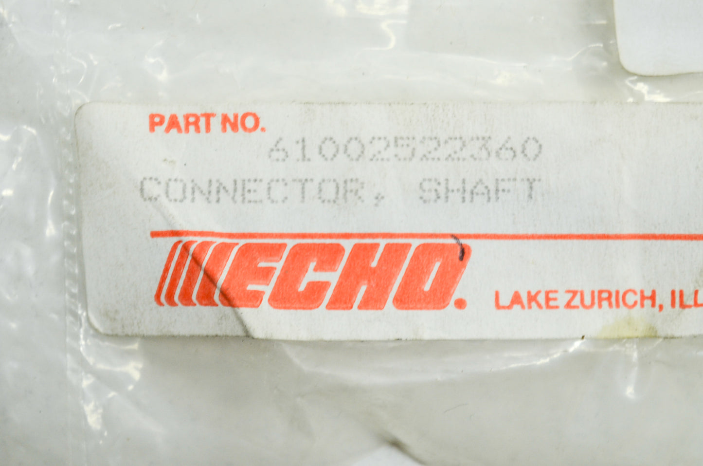 New OEM Echo Shaft Connector PPT 230 231 260 265 266 NOS