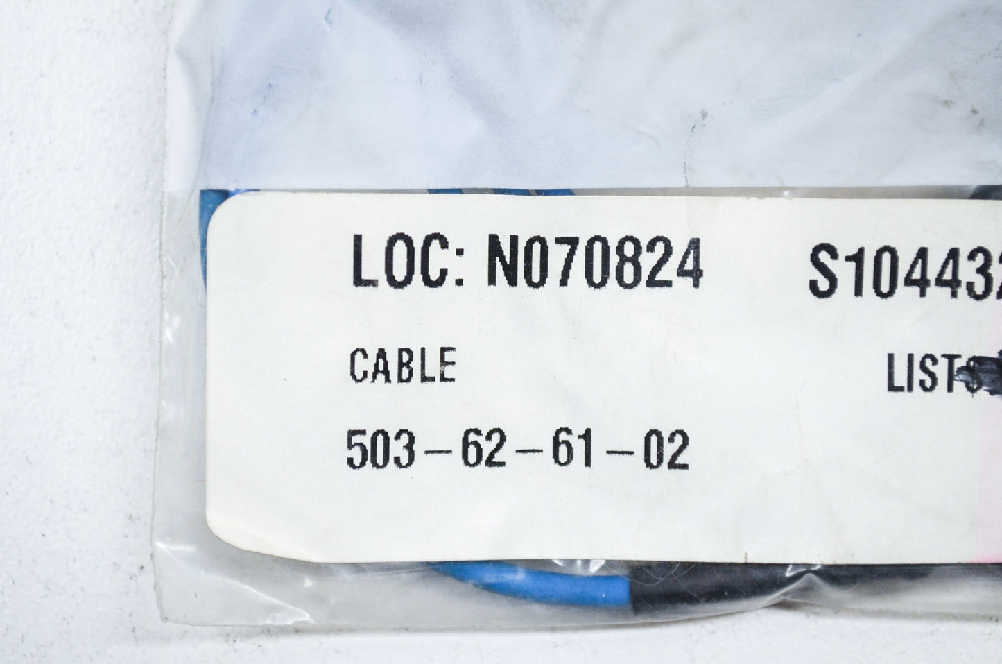 New OEM Husqvarna Cable 385 390 NOS