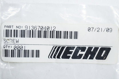 New OEM Echo Screw QTY 4 BRD 280 CS 301 306 330 346 ES 230 GT 200 251 NOS