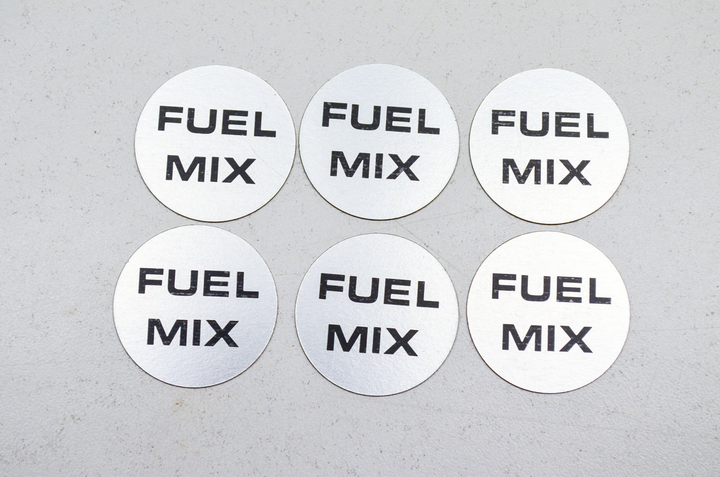 Fuel Mix Decal Stickers CS ES PB Qty 6 NOS