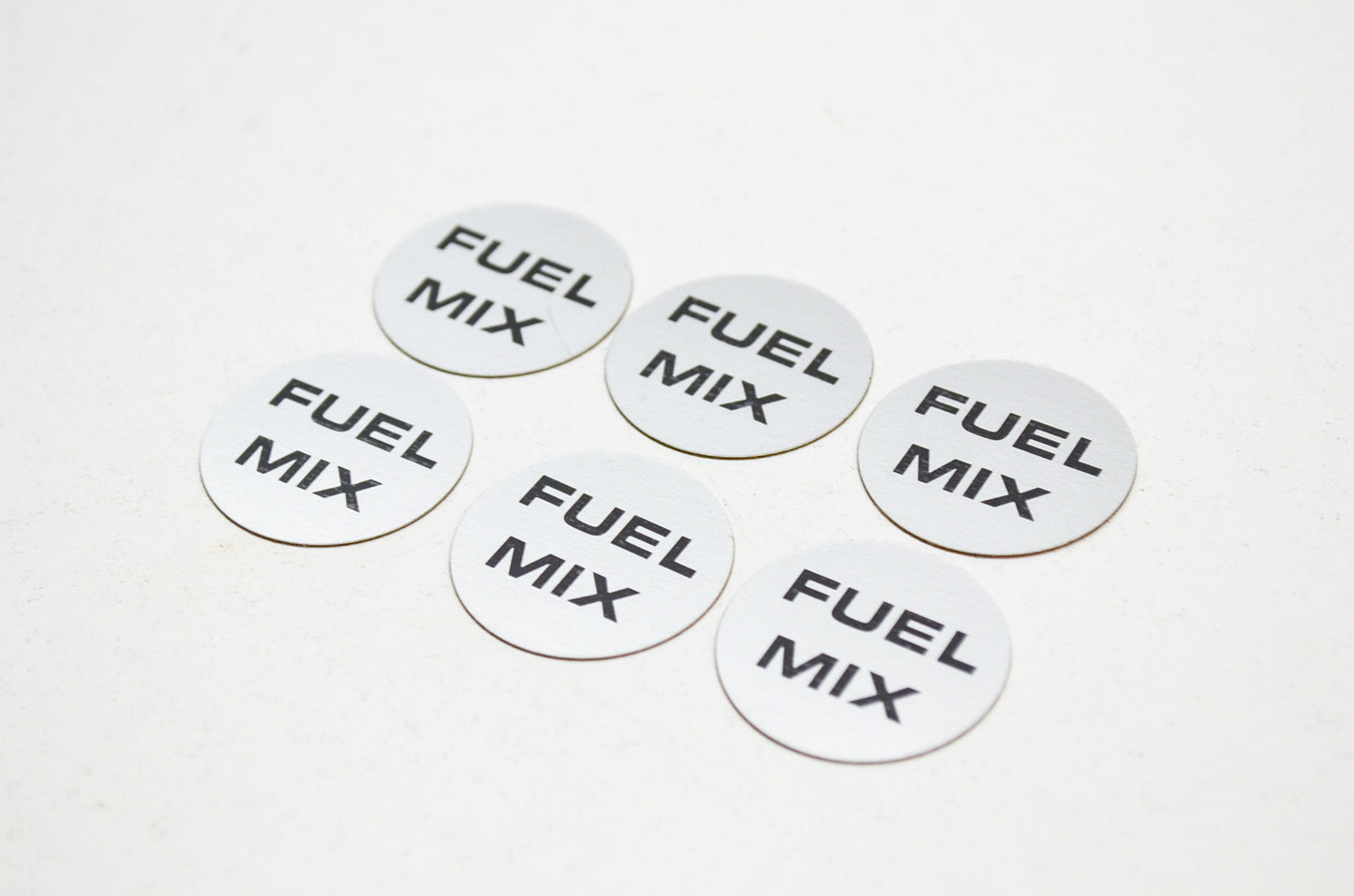 Fuel Mix Decal Stickers CS ES PB Qty 6 NOS