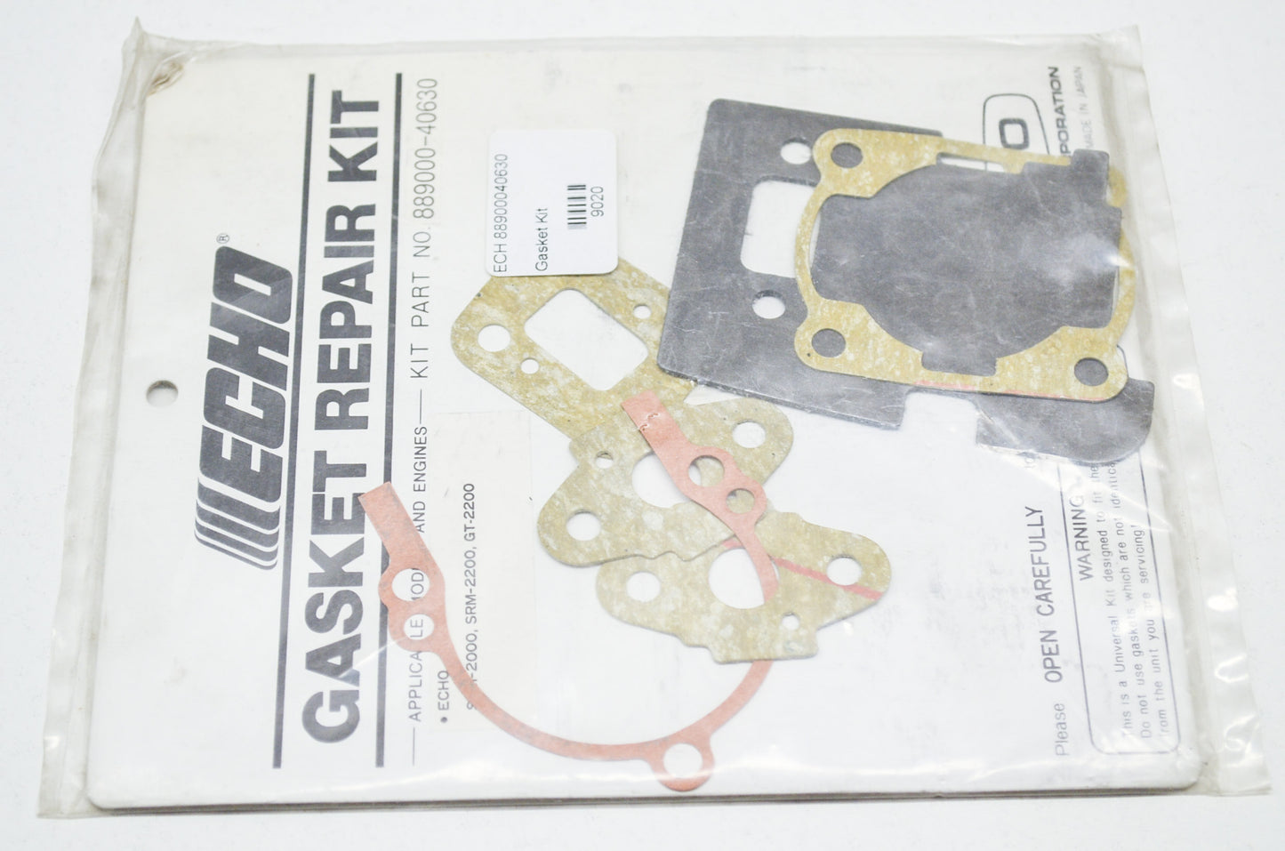 New OEM Echo Gasket Kit SRM-2000 SRM-2200 GT-2200 NOS