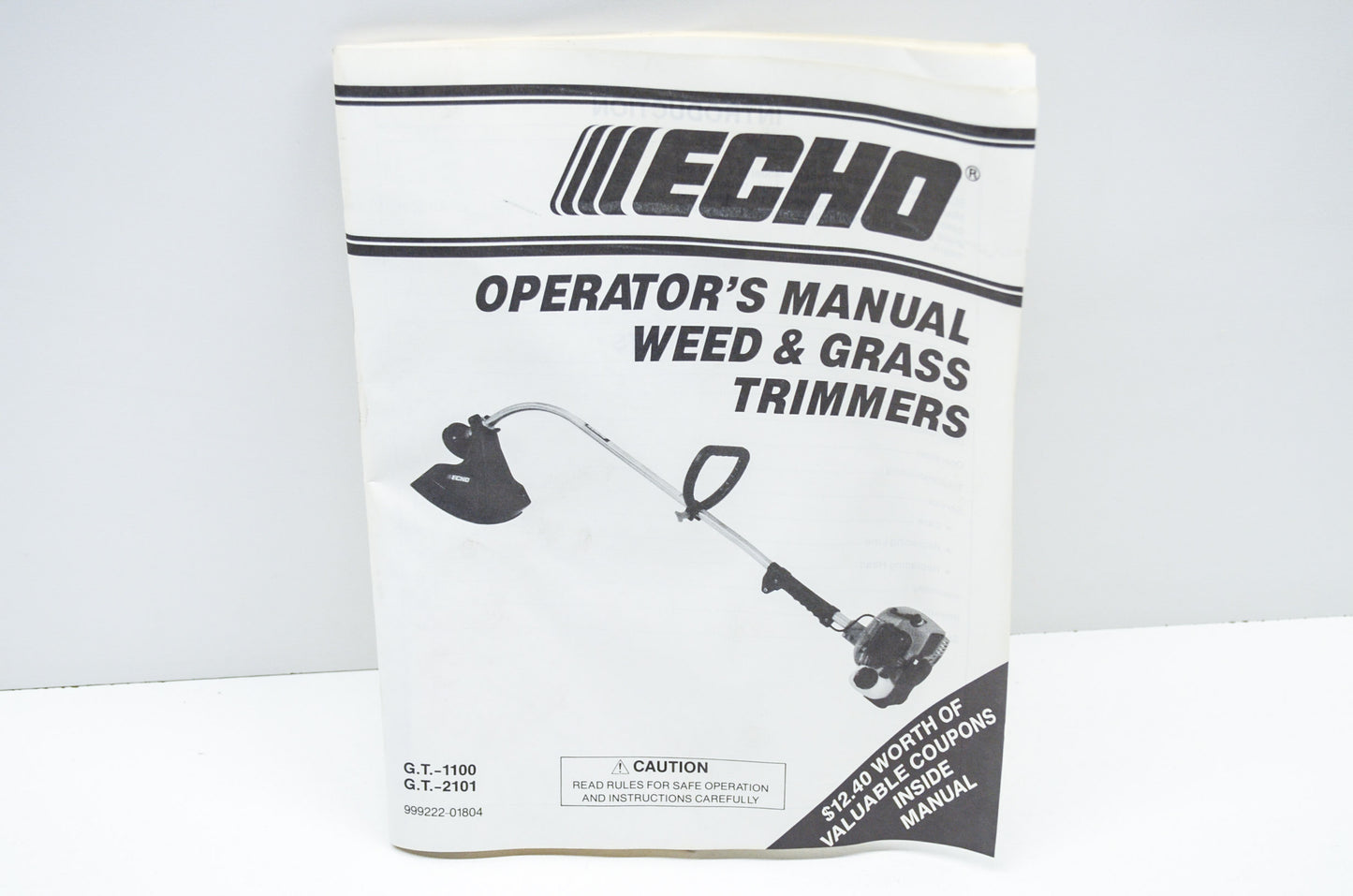 Operators Manual GT-1100 GT-2101 Weed and Grass Trimmers NOS