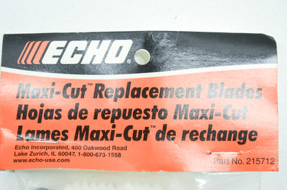 New OEM Echo Maxi-Cut Replacement Blades QTY 12 NOS