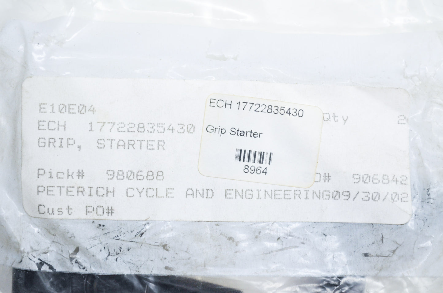 New OEM Echo Starter Grip CS 300 301 303 305 0306 340 341 345 NOS