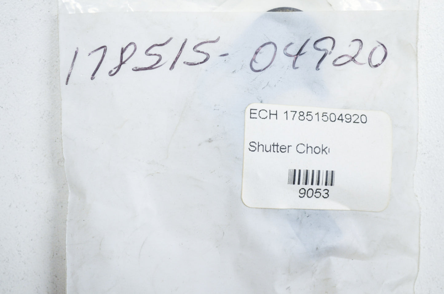 Shutter Choke Discontinued GT SRM NOS