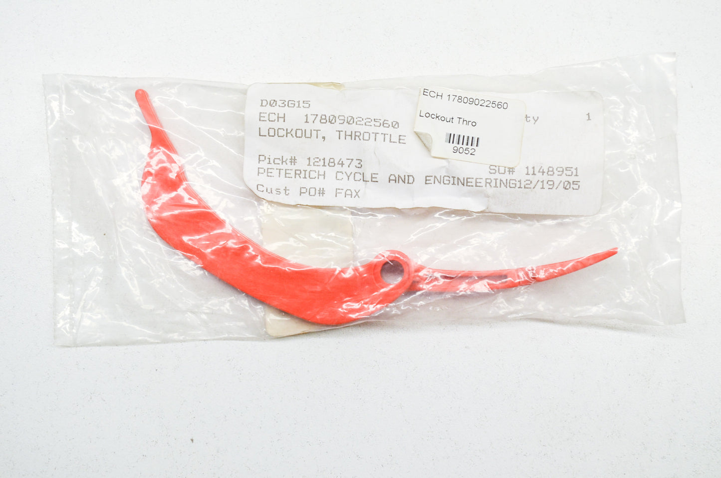 New OEM Echo Throttle Lockout PPT 230 260 231 NOS