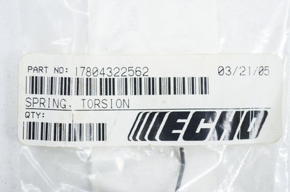 New OEM Echo Torsion Spring PPT 230 231 260 2400 NOS