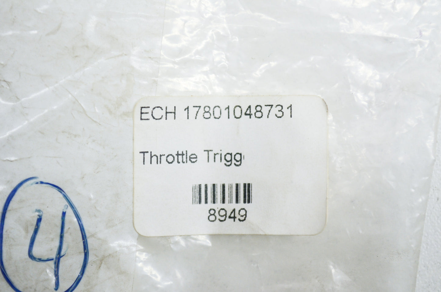 New OEM Echo Throttle Trigger GT 200 201 225 NOS