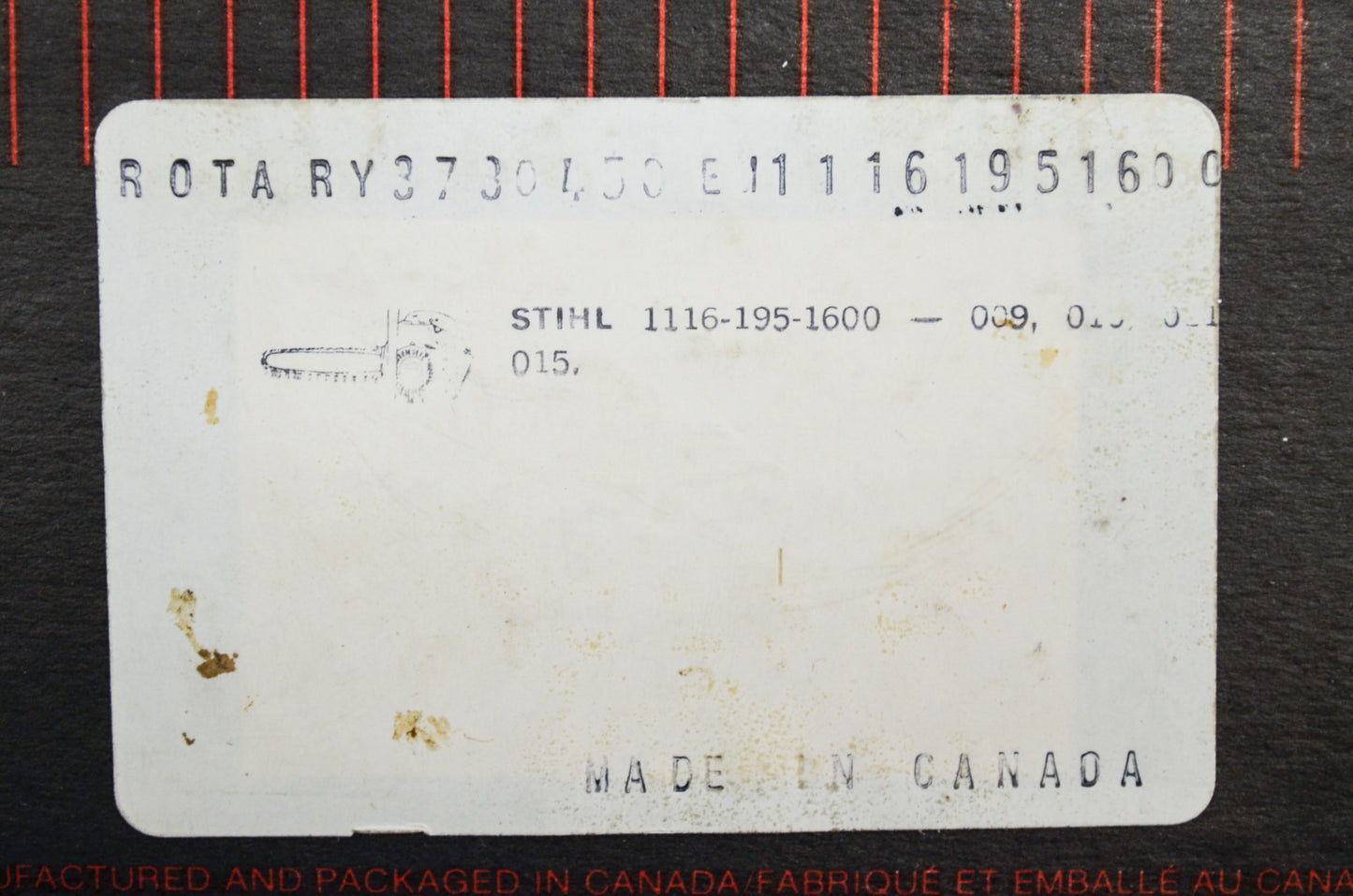 Rewind Spring Stihl 009 015 021 NOS