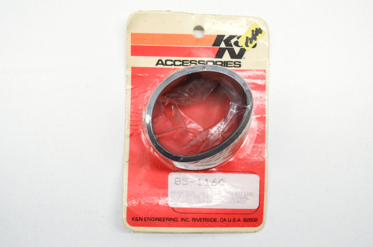New K&N Adaptor 2-3/4' to 2-1/4' NOS
