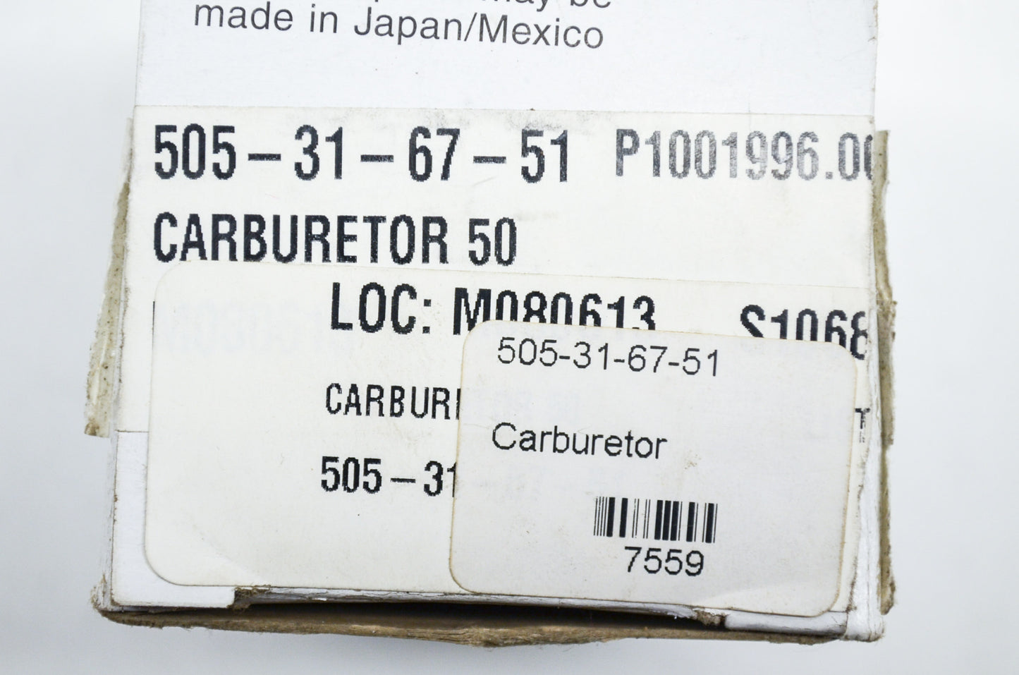 New Walbro Carburetor Husqvarna 50 NOS
