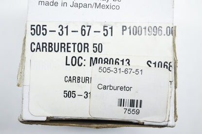 New Walbro Carburetor Husqvarna 50 NOS