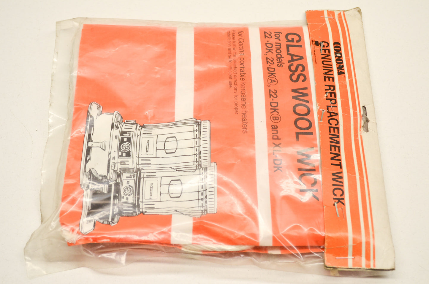 Glass Wool Wick 22-DK 22-DKA 22-DKB XL-DK NOS