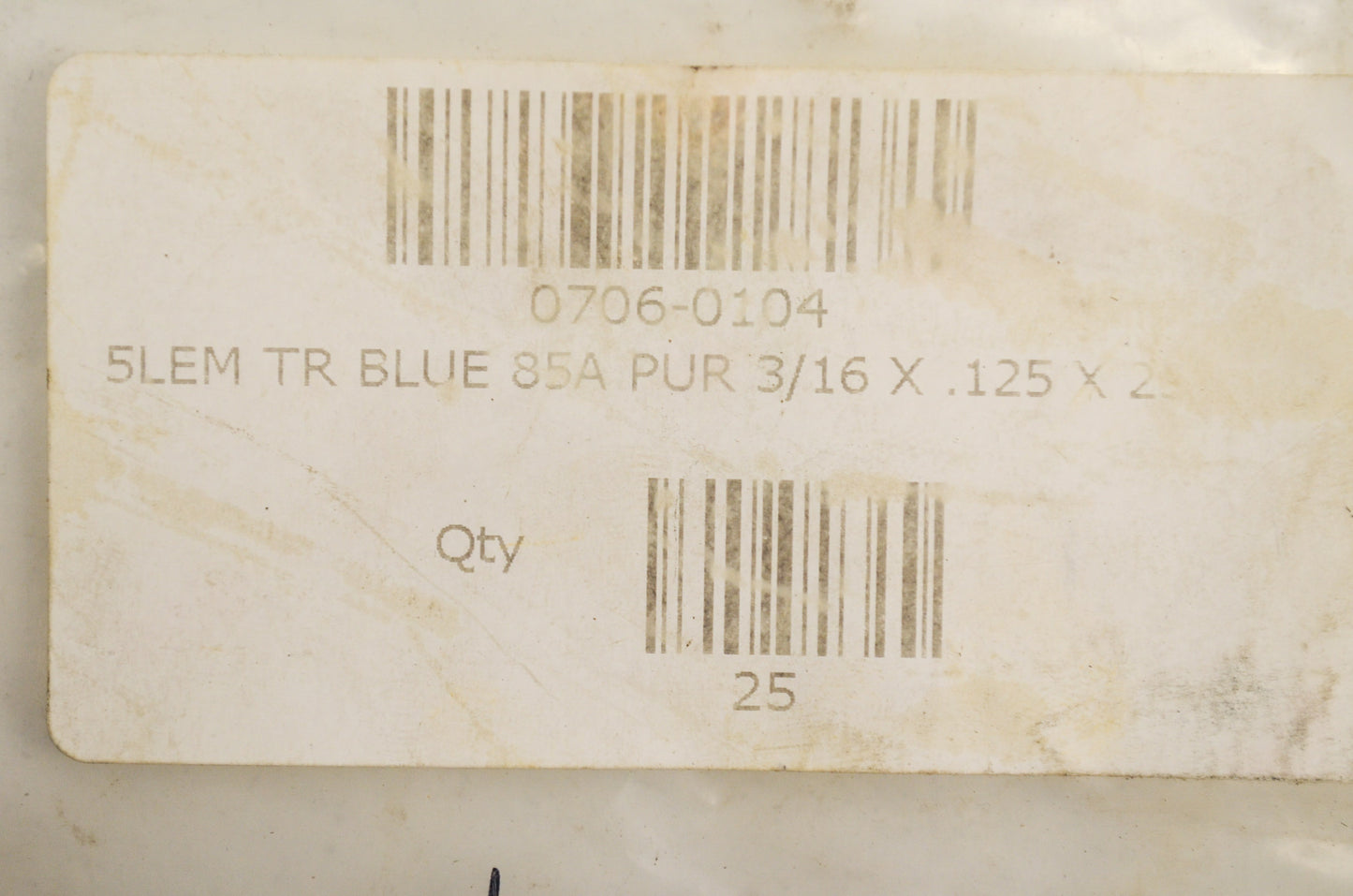 New Parts Unlimited Blue Fuel Line 3/16'x.125' NOS