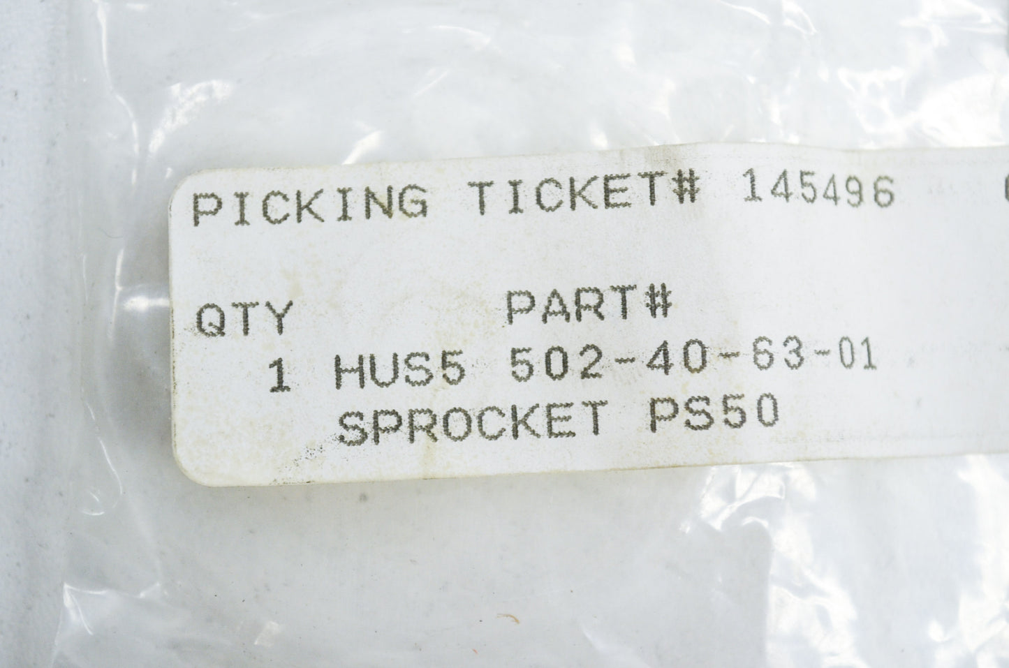 Sprocket 250 PS 50 NOS
