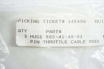 Throttle Cable Pin 250 PS 50 Qty 3 NOS