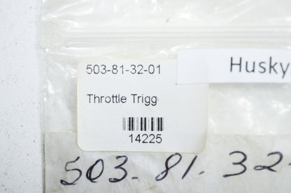 New OEM Husqvarna Throttle Trigger 335XPT NOS