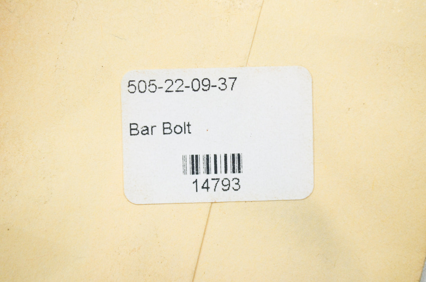 Bar Bolt Qty 2 NOS