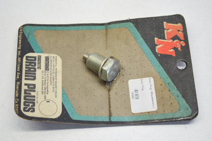 New K&N Magnetic Drain Plug for Yamaha DT RT MX YZ250-500 DS-7 R-5 RD250-350 NOS