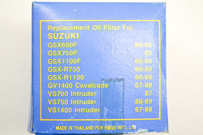 New EMGO Oil Filter Suzuki NOS