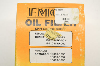 New EMGO Oil Filter Honda / Kawasaki NOS