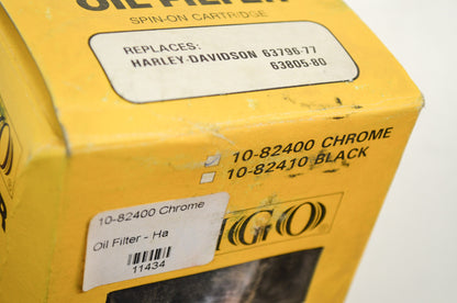 New EMGO Oil Filter Harley Davidson NOS
