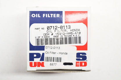 New Parts Unlimited Oil Filter Honda NOS