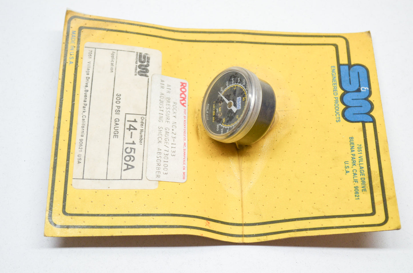 Air Pressure Gauge NOS