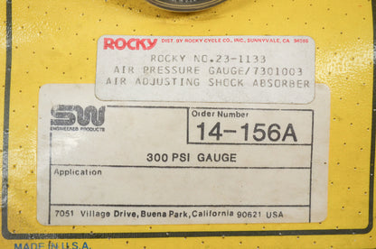 Air Pressure Gauge NOS